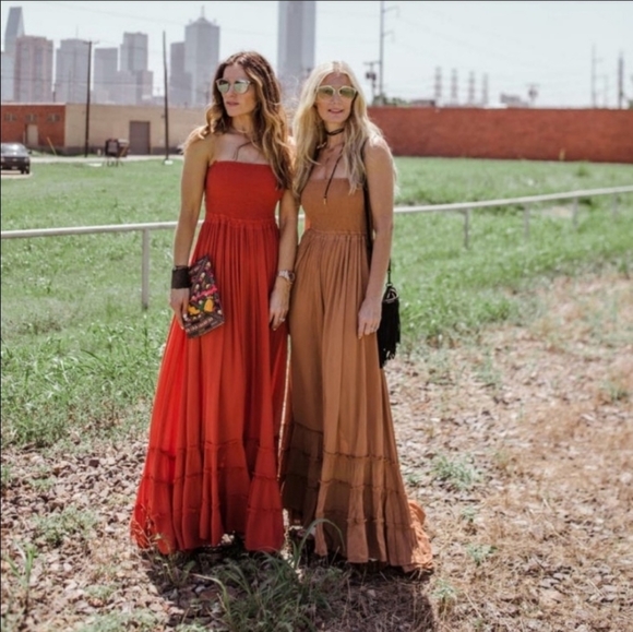 shiny maxi dress